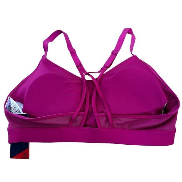 Reebok ~ Lux Strappy Sports bra in Proud Pink ~ size XLarge - Picture 2 of 7